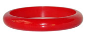 cherry red bakelite bangle bracelet