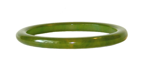 green bakelite bangle