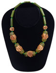 bakelite bead necklace