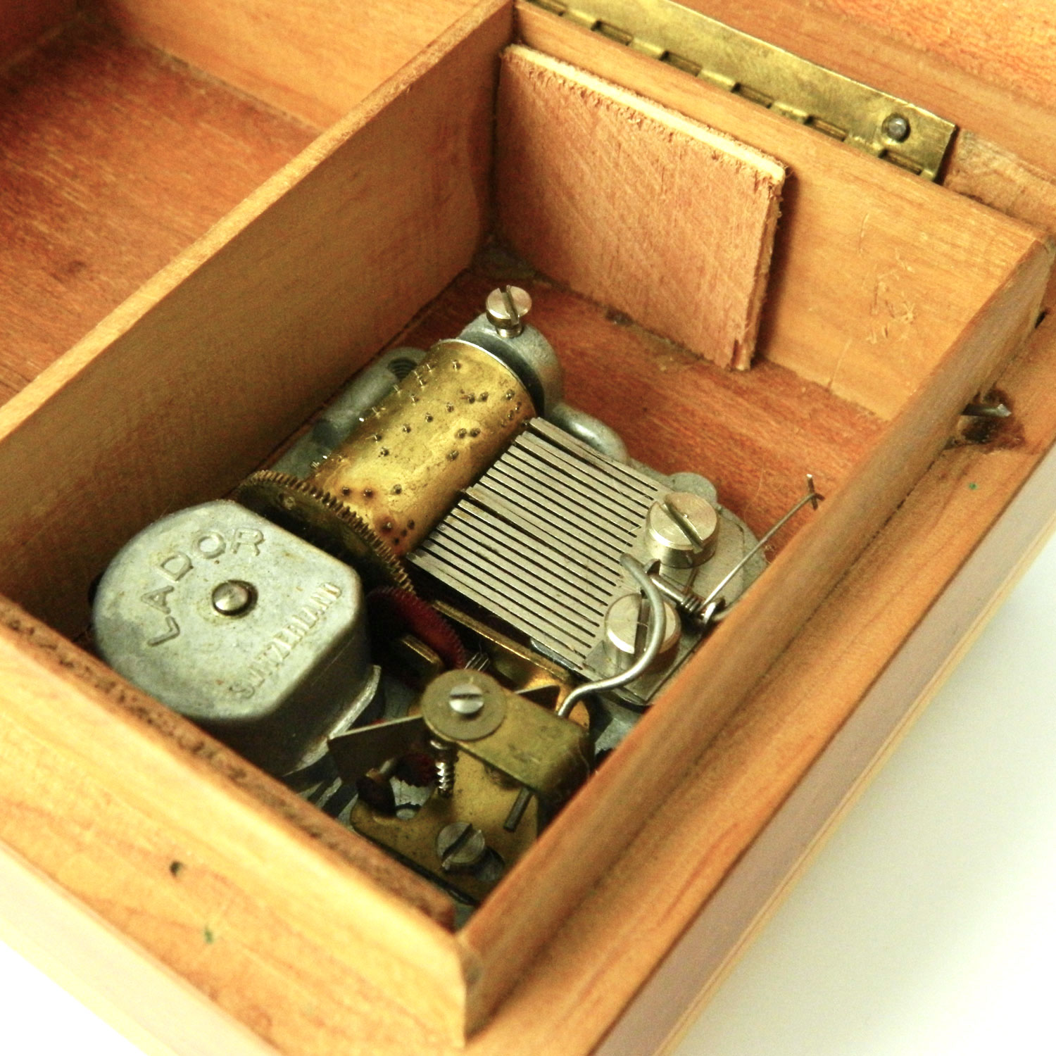 Vintage music jewelry box