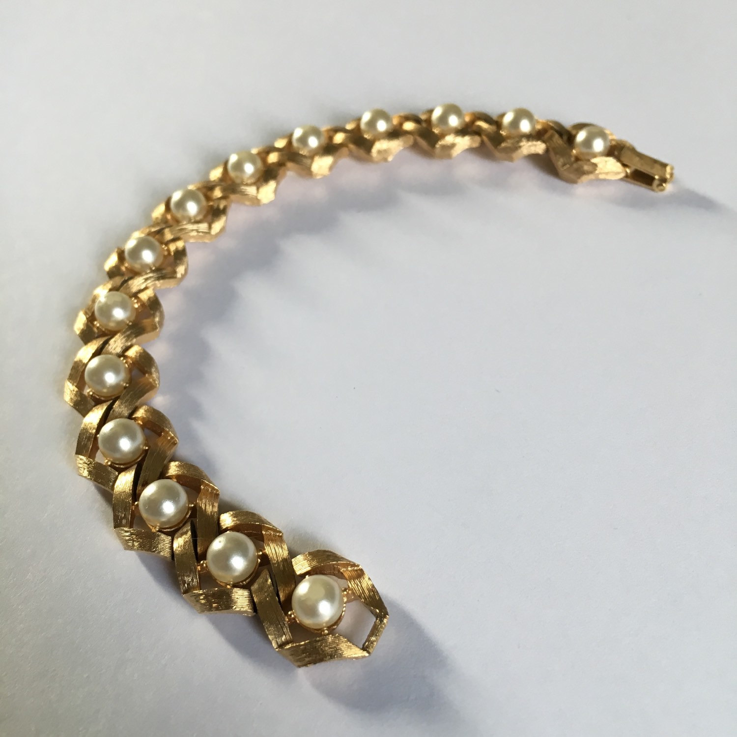 Trifari pearl bracelet