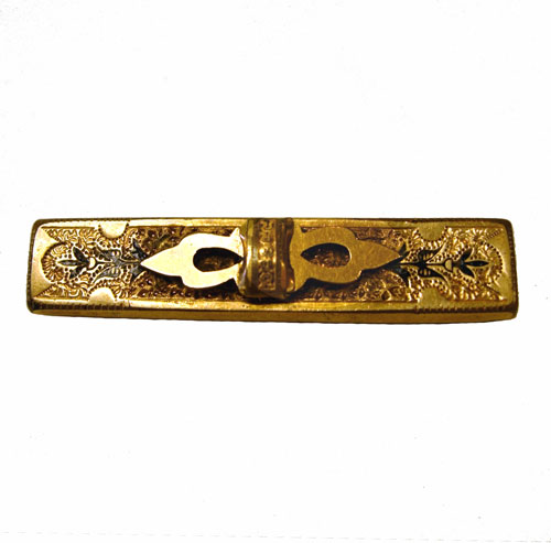 Victorian gold filled bar pin