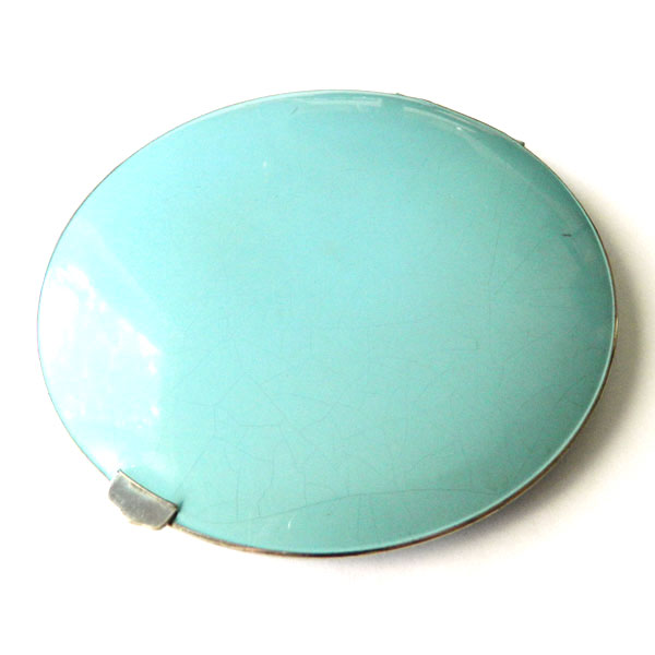1920's enameled compact