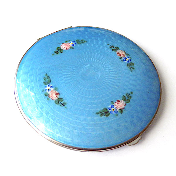 1920's enameled compact