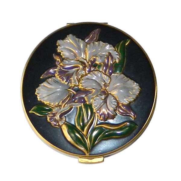 1940s enameled compact