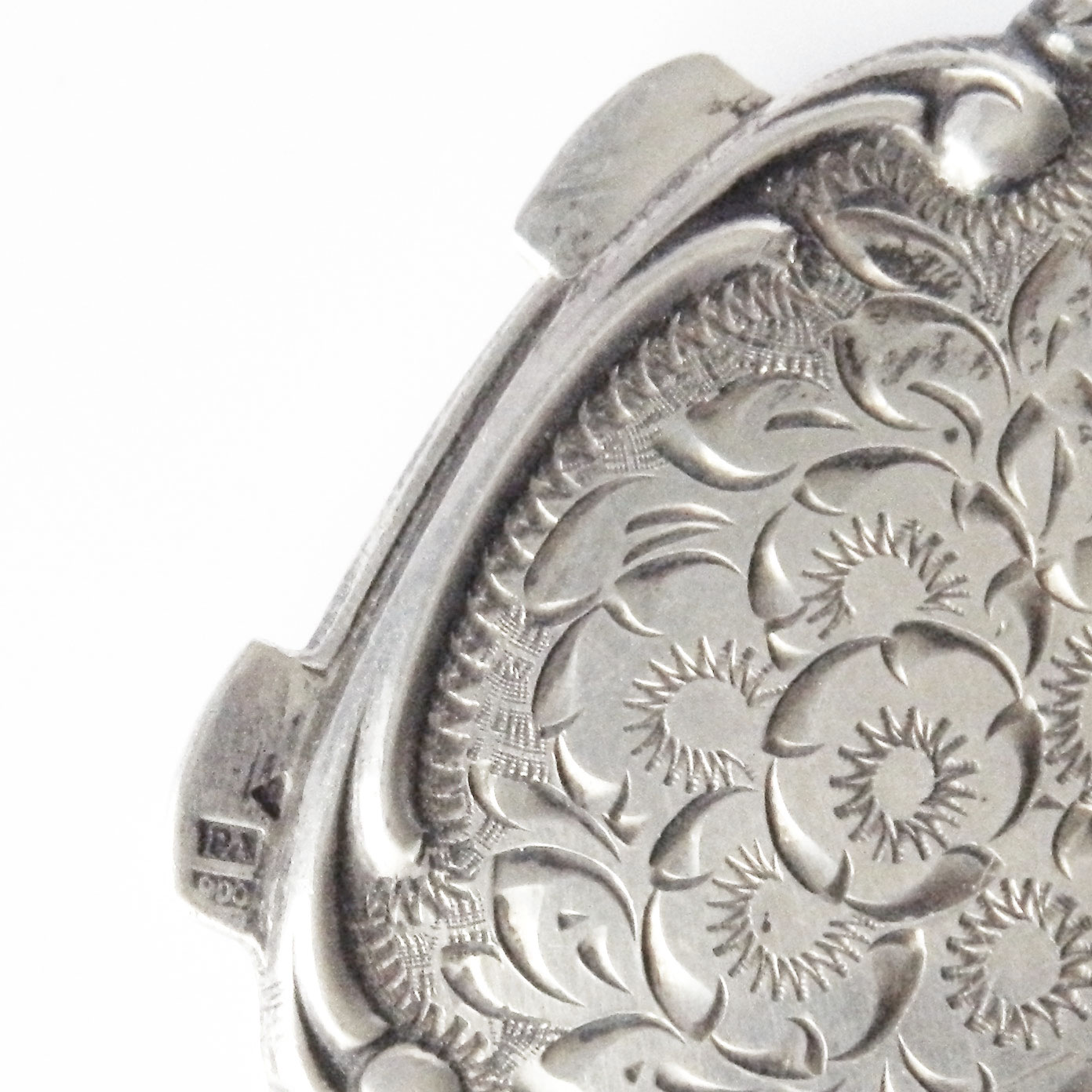 Sterling silver compact