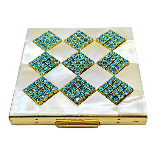 1950s Mother of Pearl compact