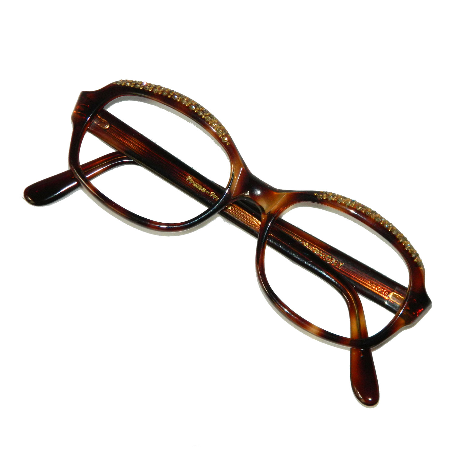 Vintage 1960s rhinestone studded eyeglasses