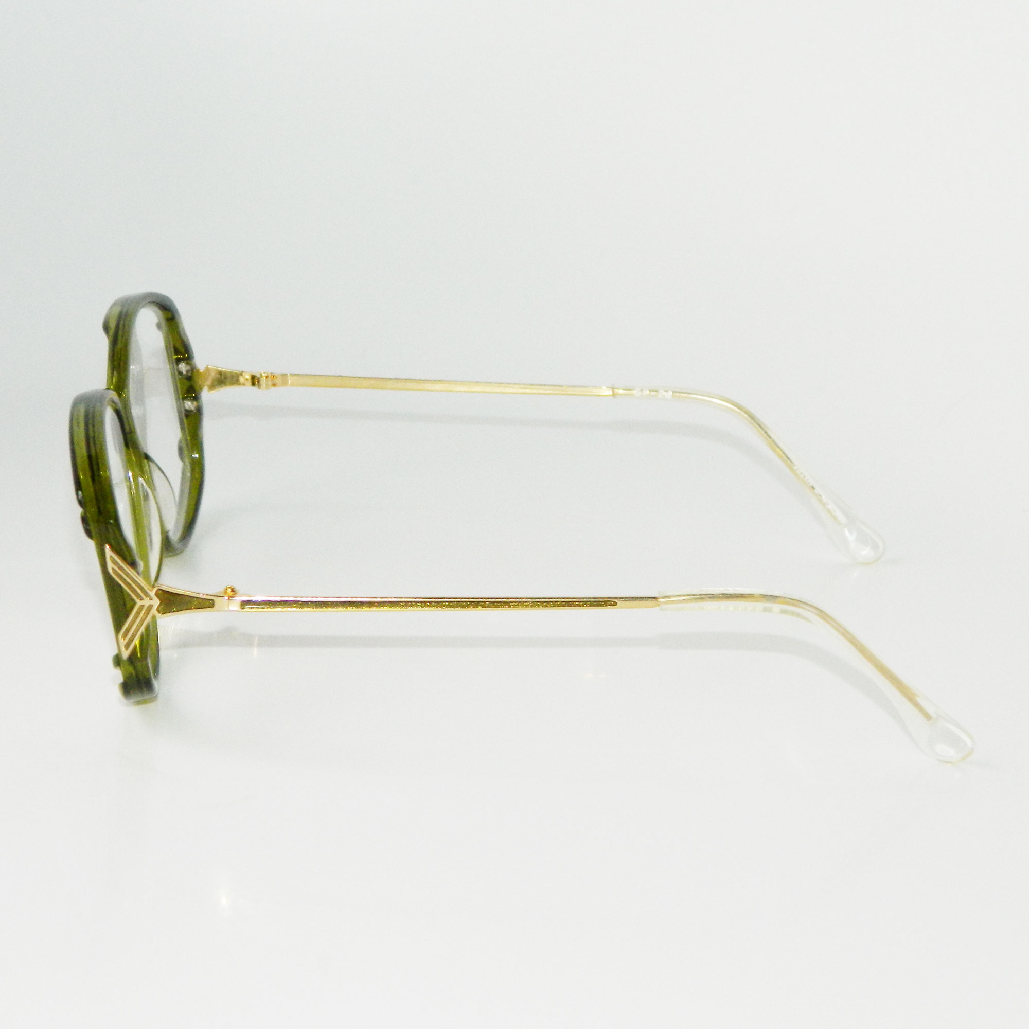 1980s green eyeglass frames