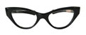 1960's black cateye eyeglasses