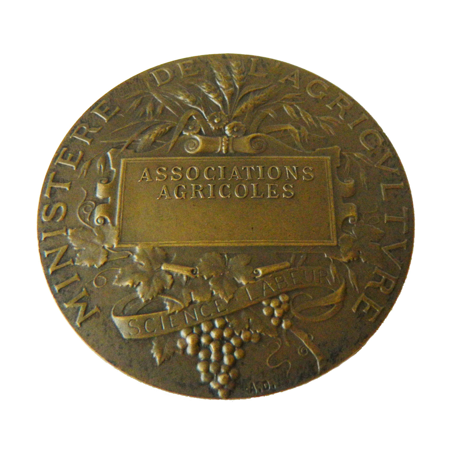 Antique wine growers medal
