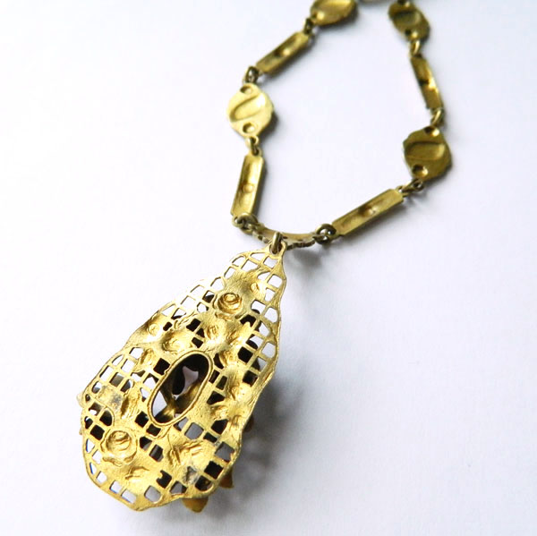Czechoslovakian pendant necklace