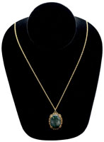 dendrite agate pendant necklace