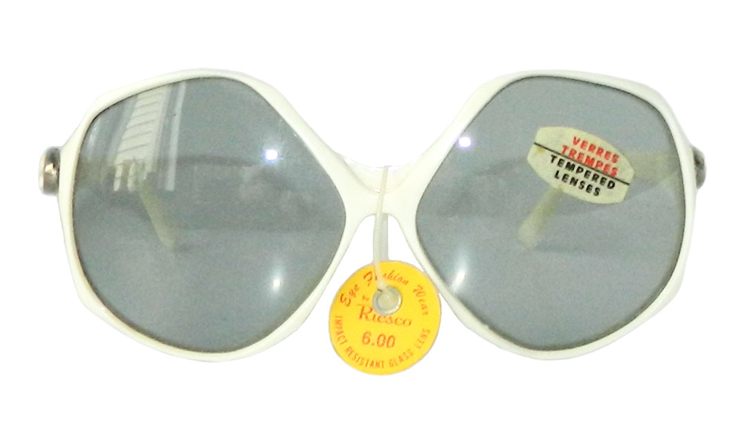 vintage white sunglasses