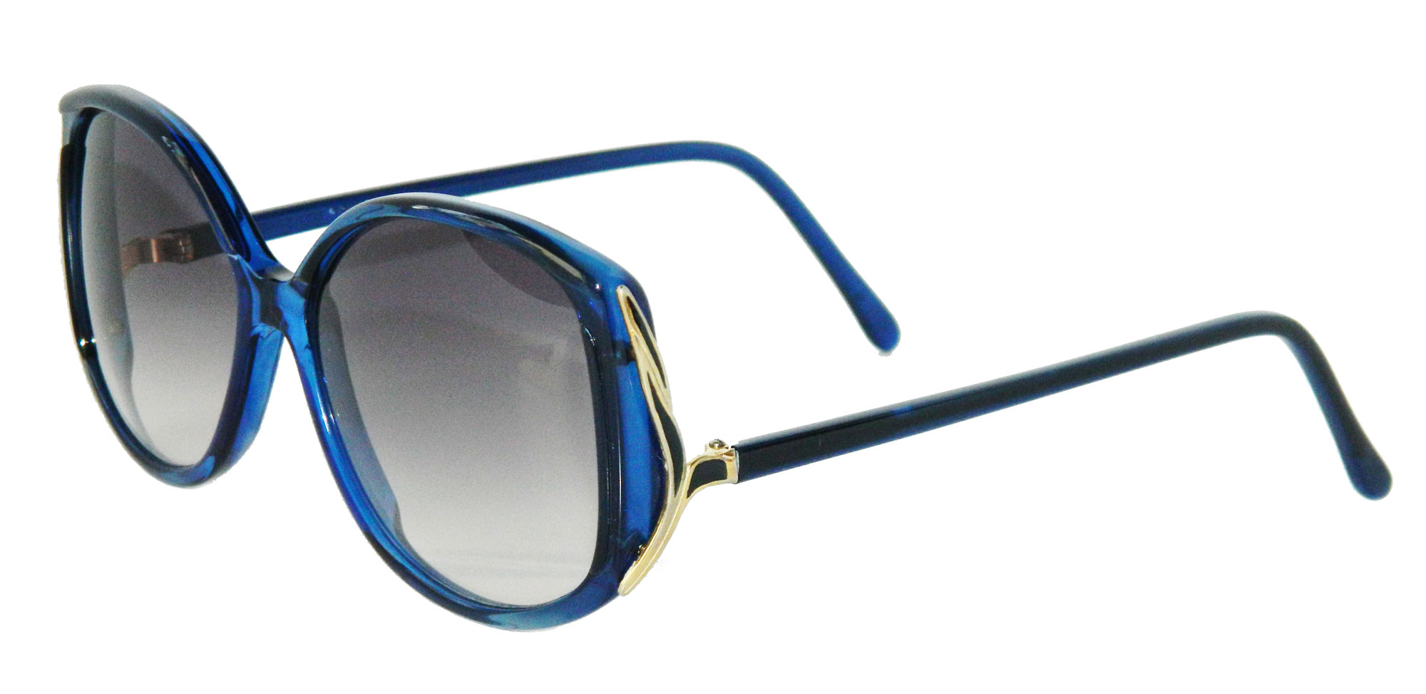 1980s blue sunglasses