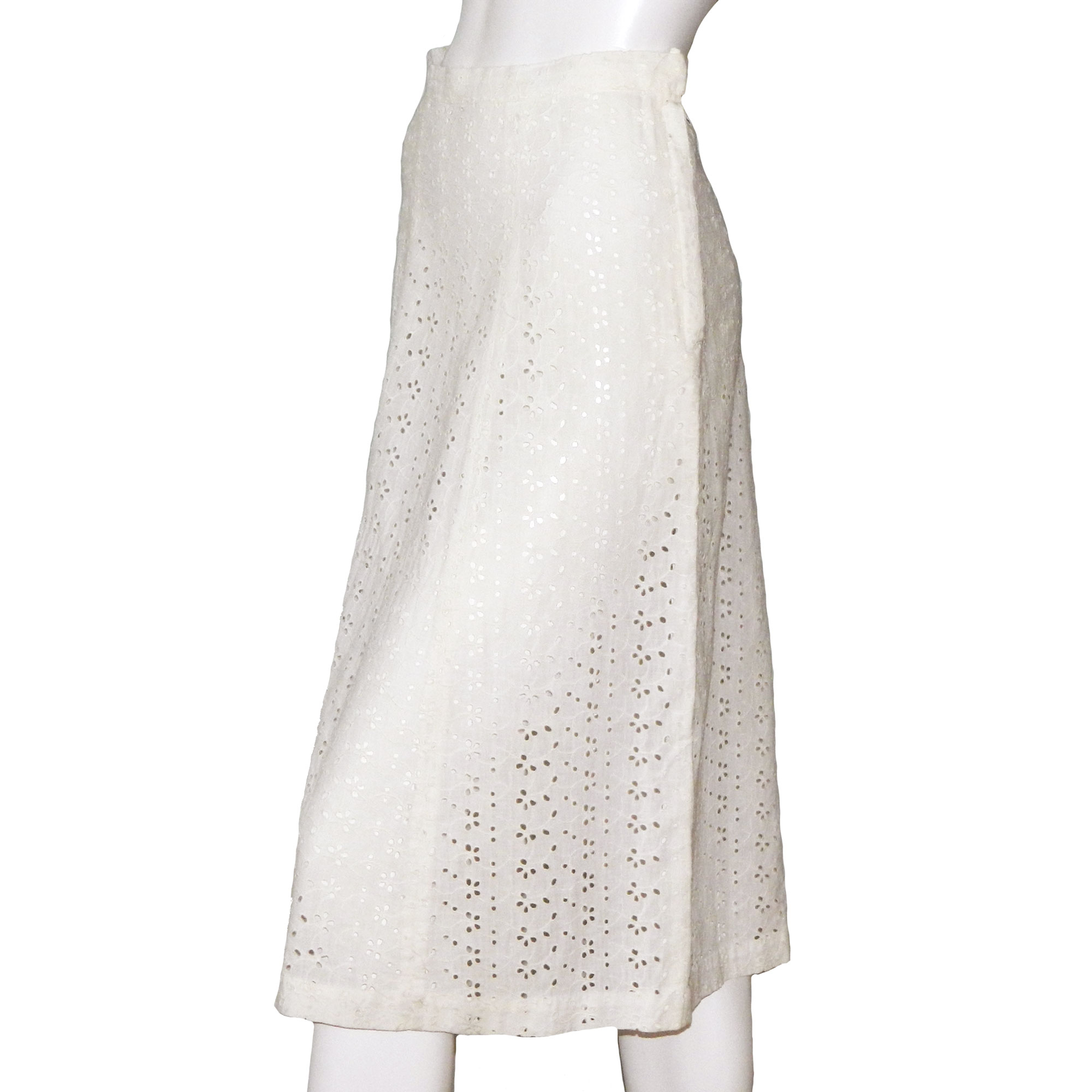 vintage white skirt