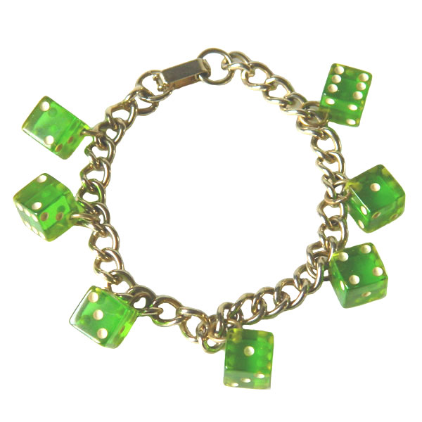 bakelite dice bracelet