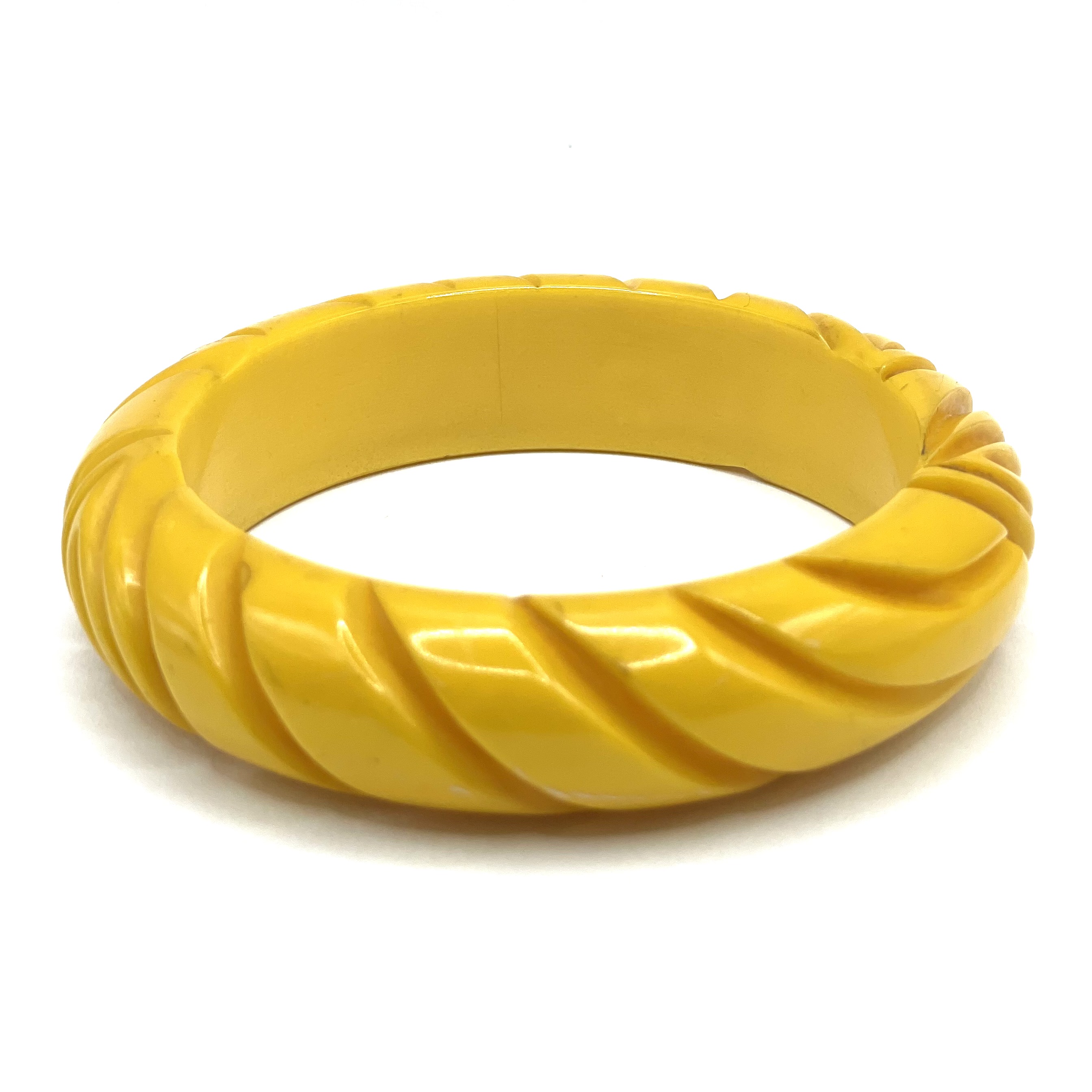 carved bakelite bangle