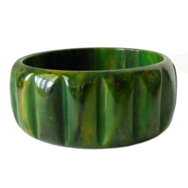 carved bakelite bangle