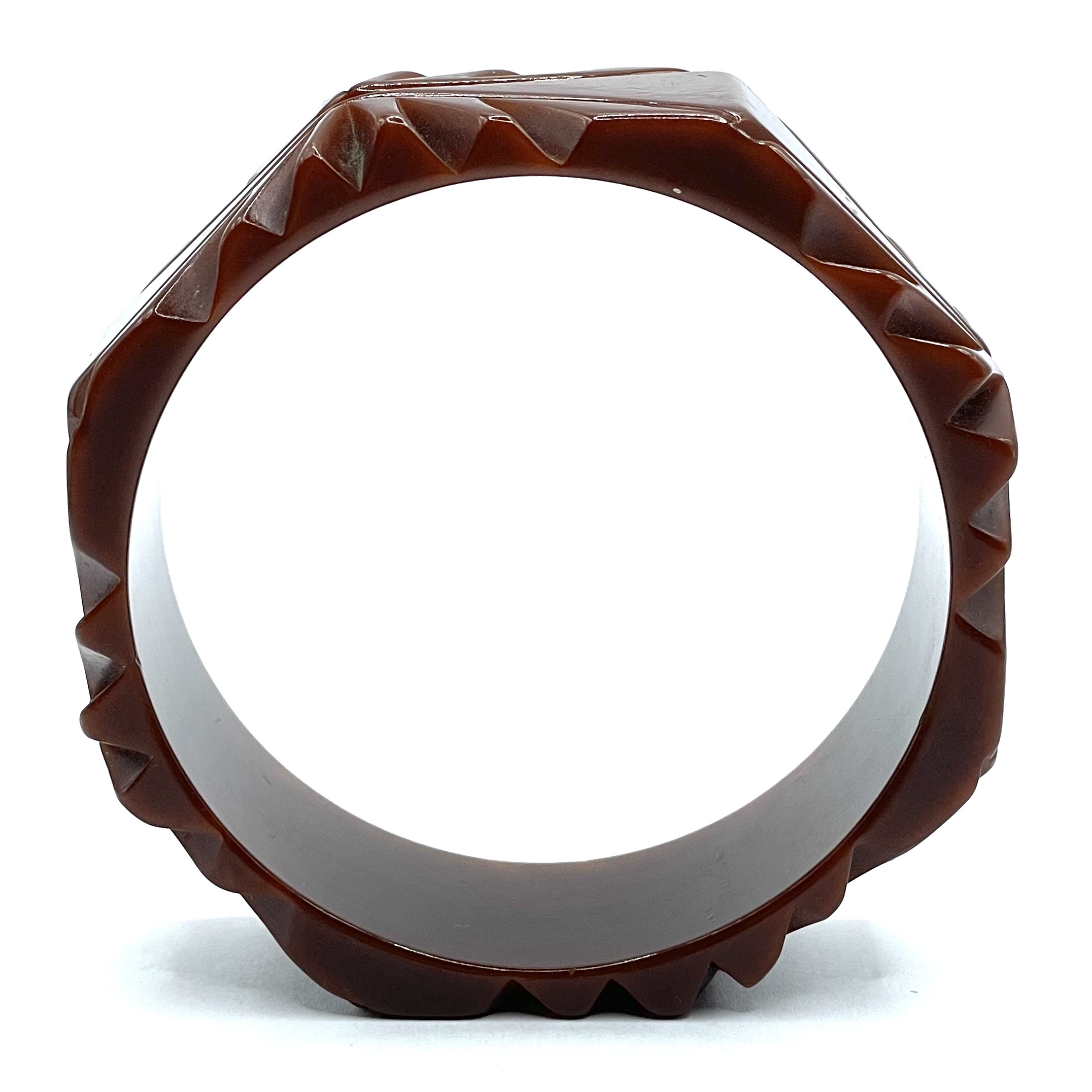 brown bakelite bangle