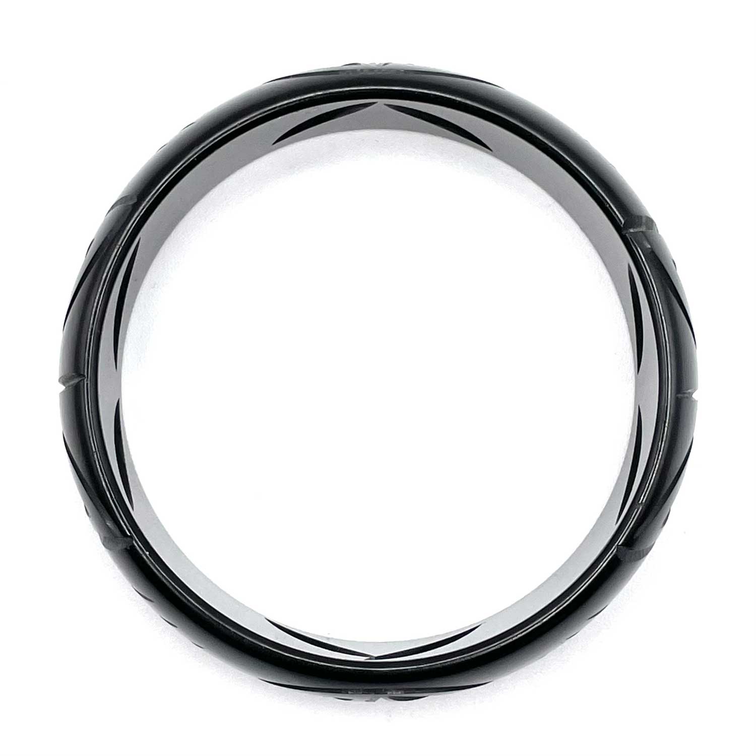 carved bakelite bangle