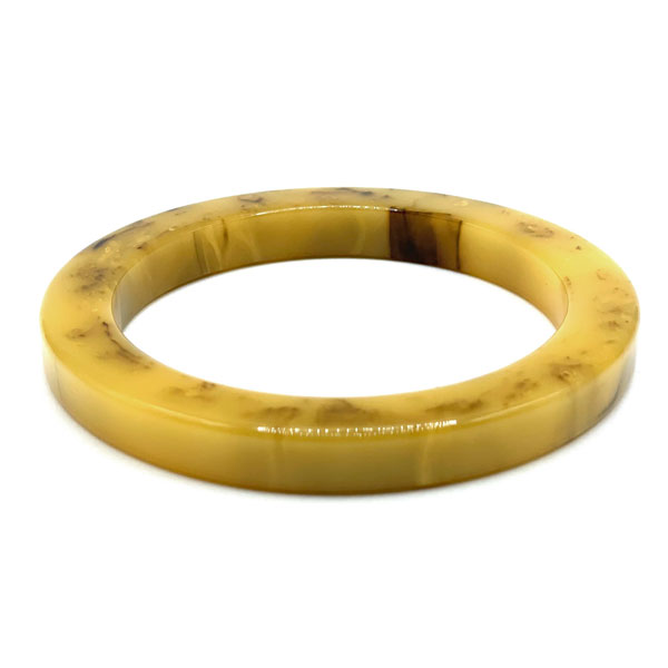 vintage marbled bakelite bangle