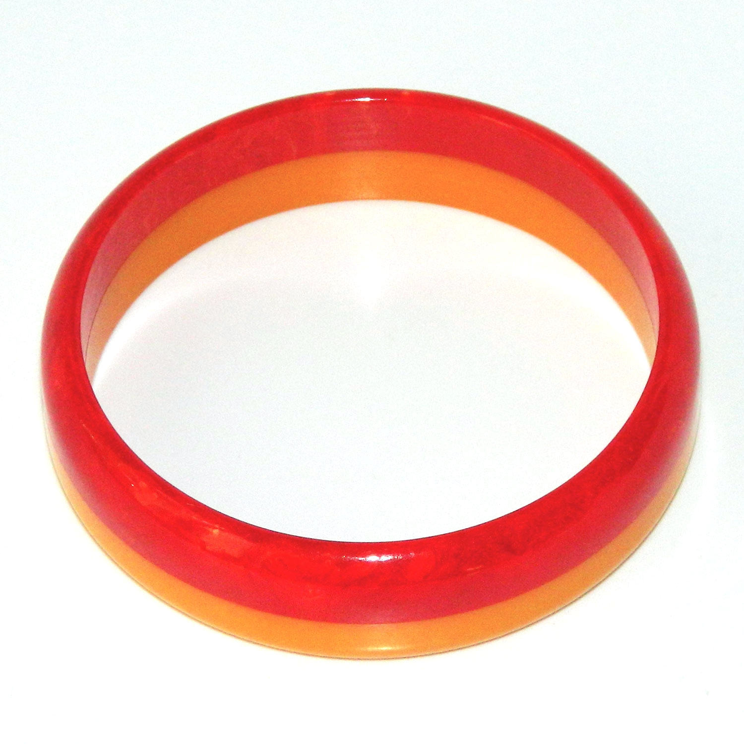 Two tone bakelite bangle