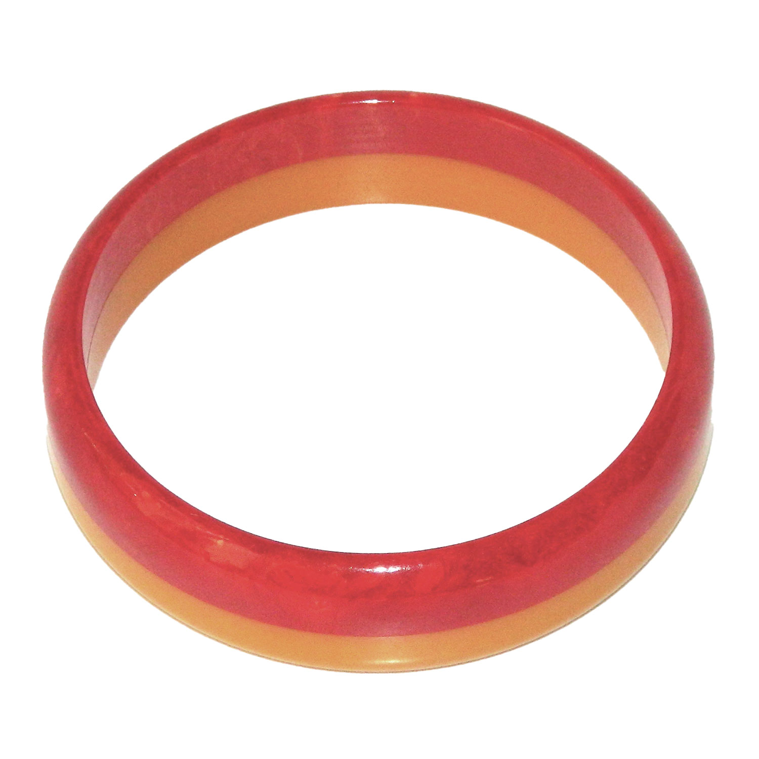 Two tone bakelite bangle