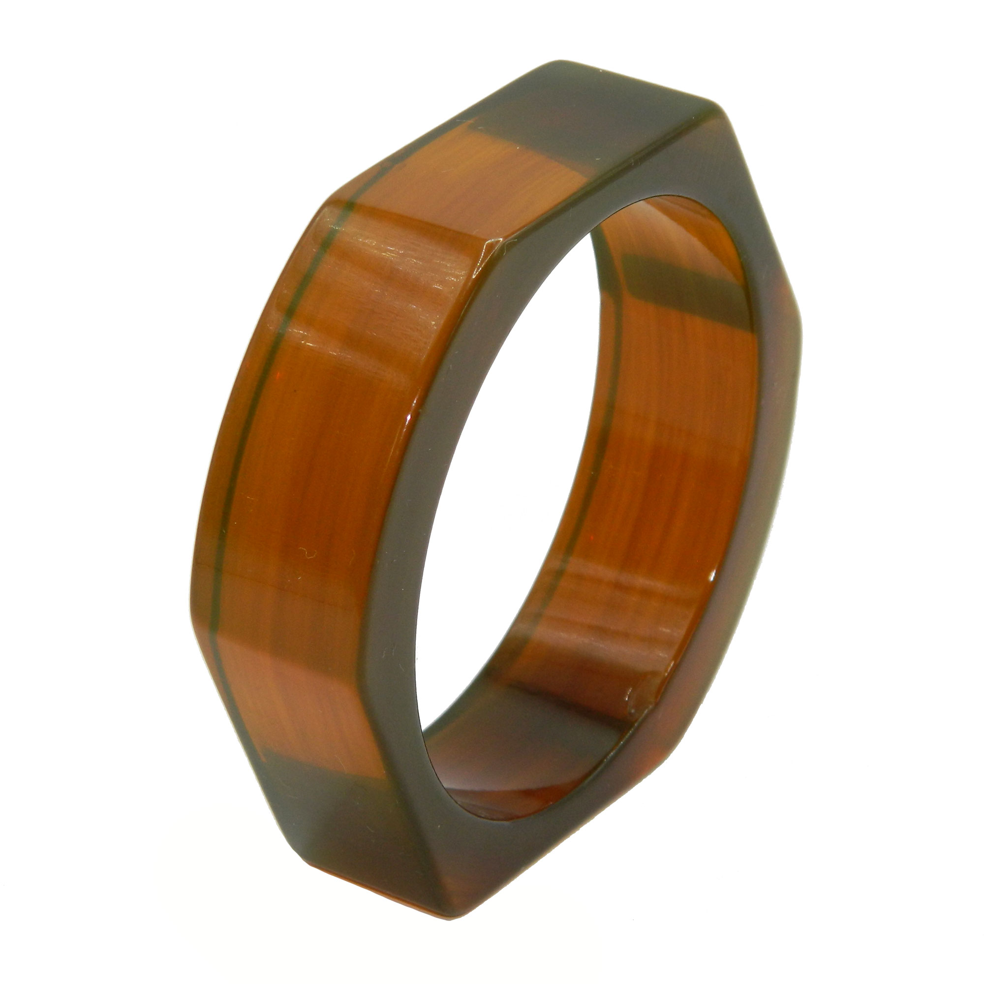 Prystal bakelite bangle