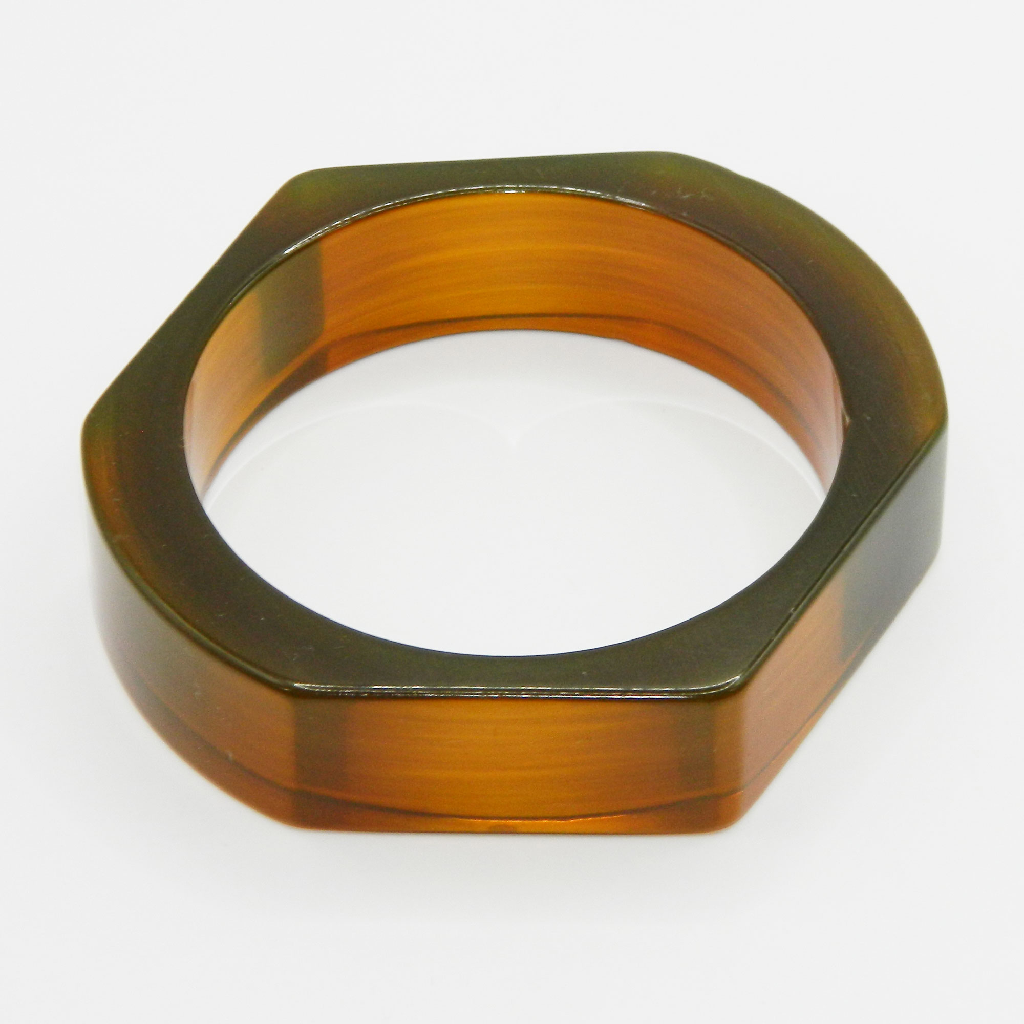 Prystal bakelite bangle