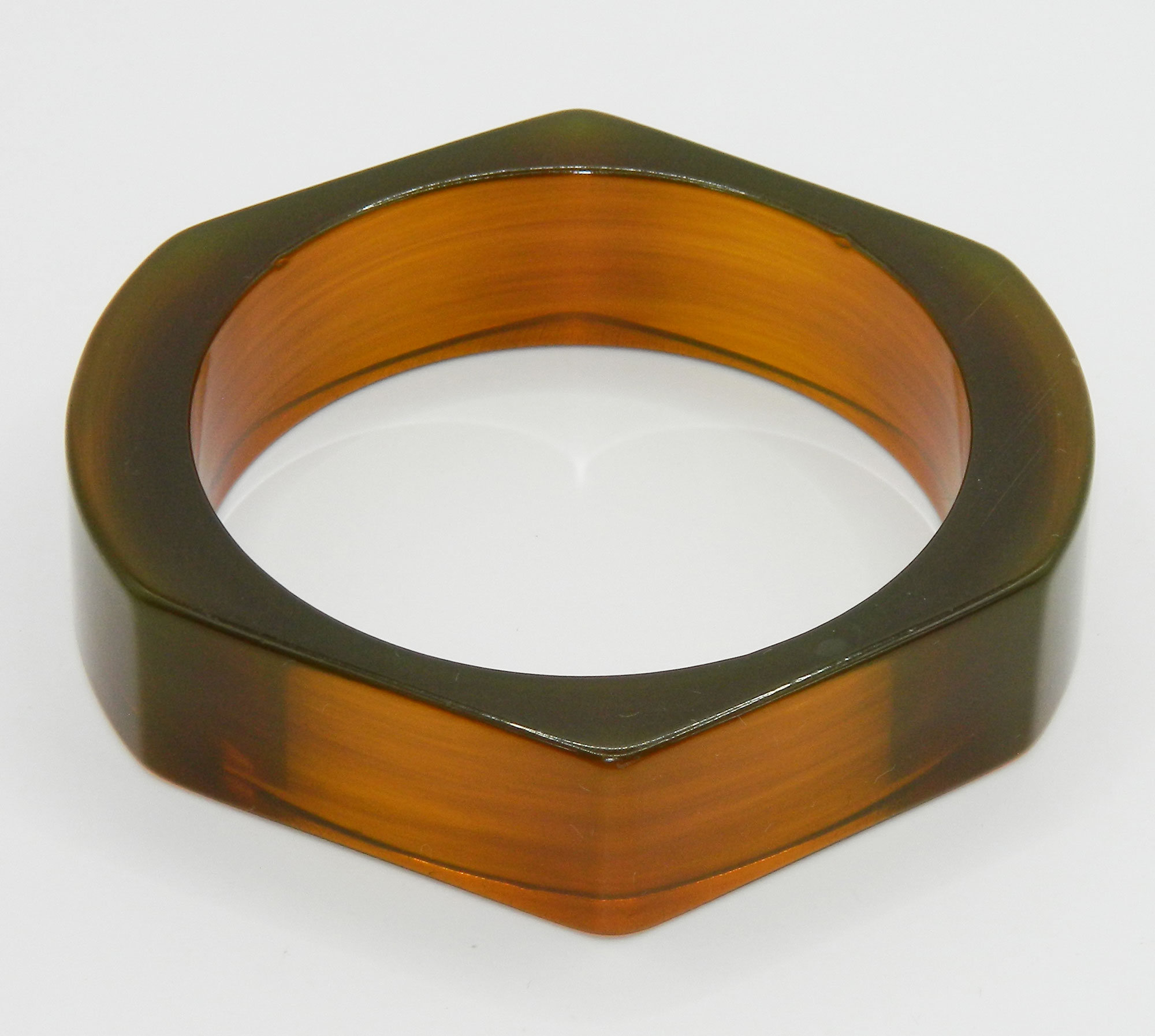 Prystal bakelite bangle