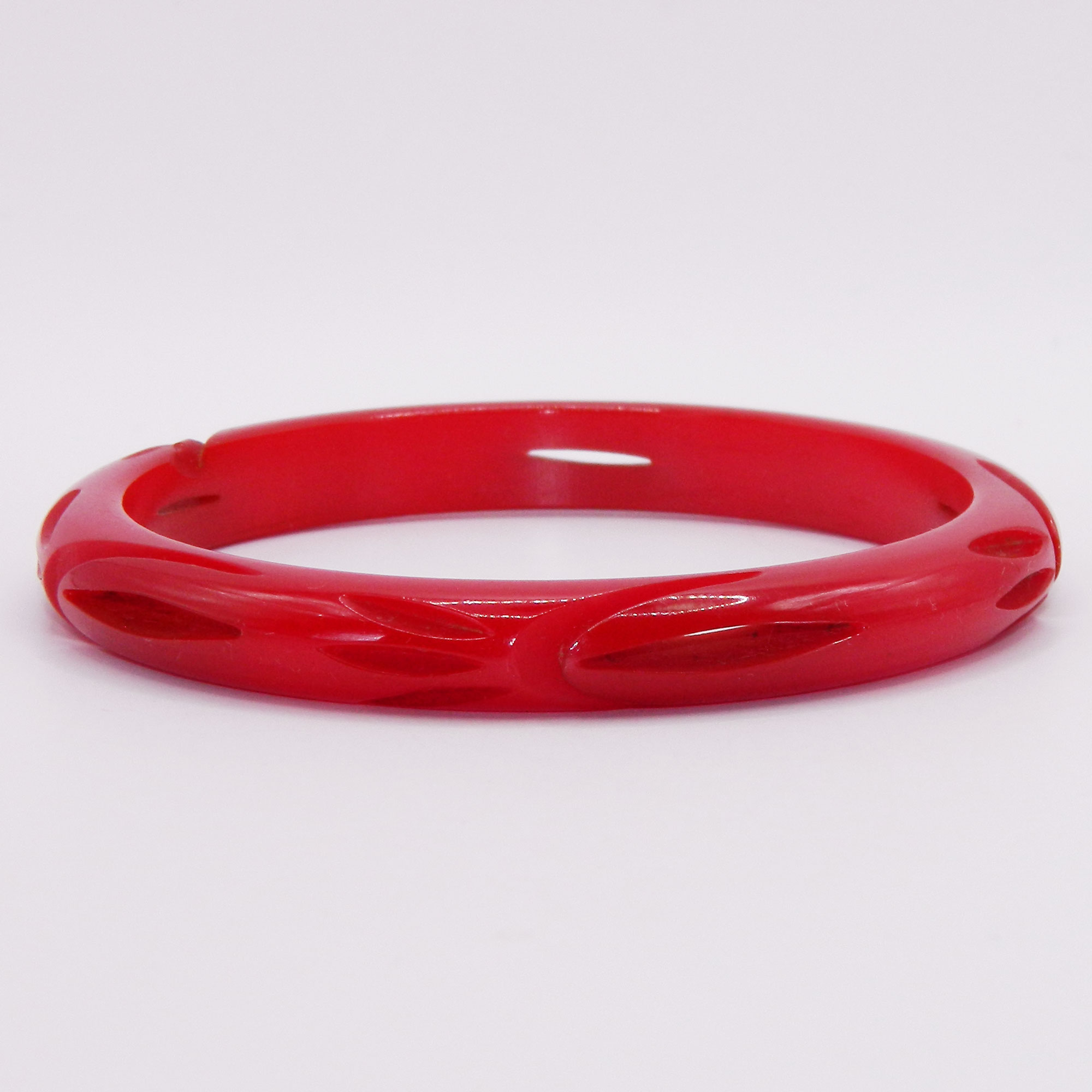 carved bakelite bangle