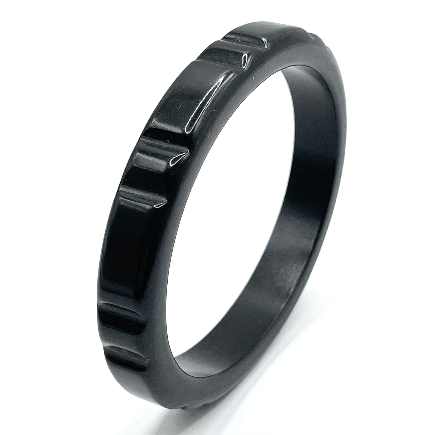 Oval bakelite bangle bracelet