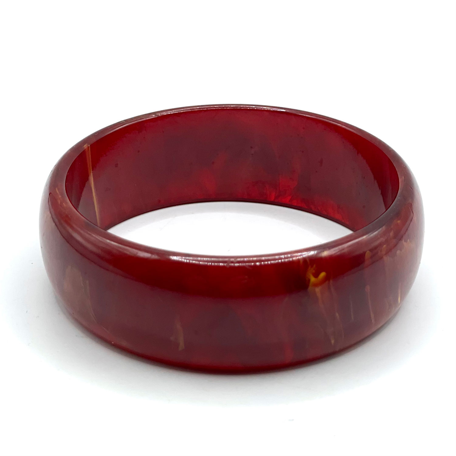 Cinnamon swirl bakelite bangle