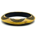 two tone bakelite bangle