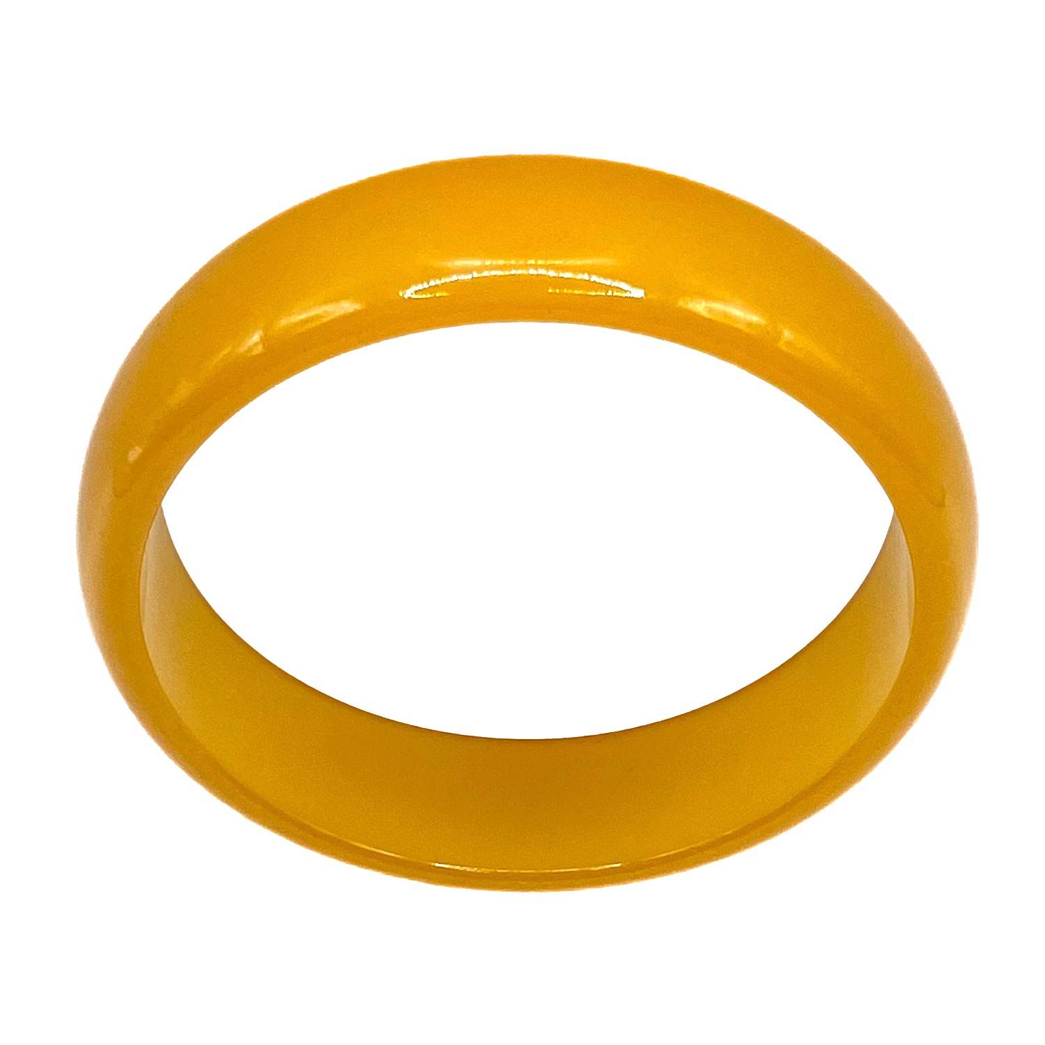 yellow bakelite bangle