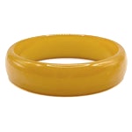 yellow bakelite bangle