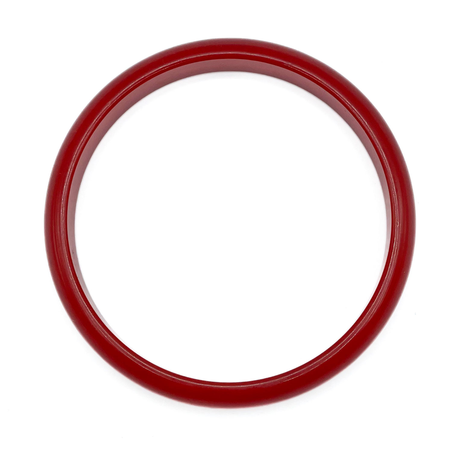 Red bakelite bangle