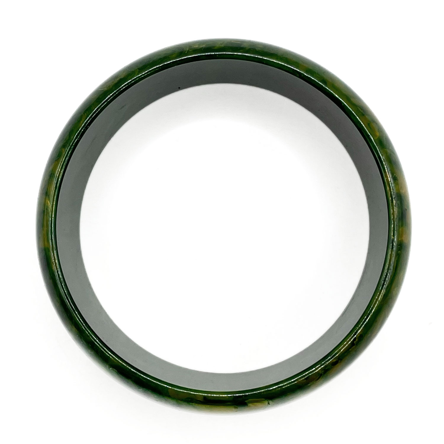 Spinach bakelite bangle