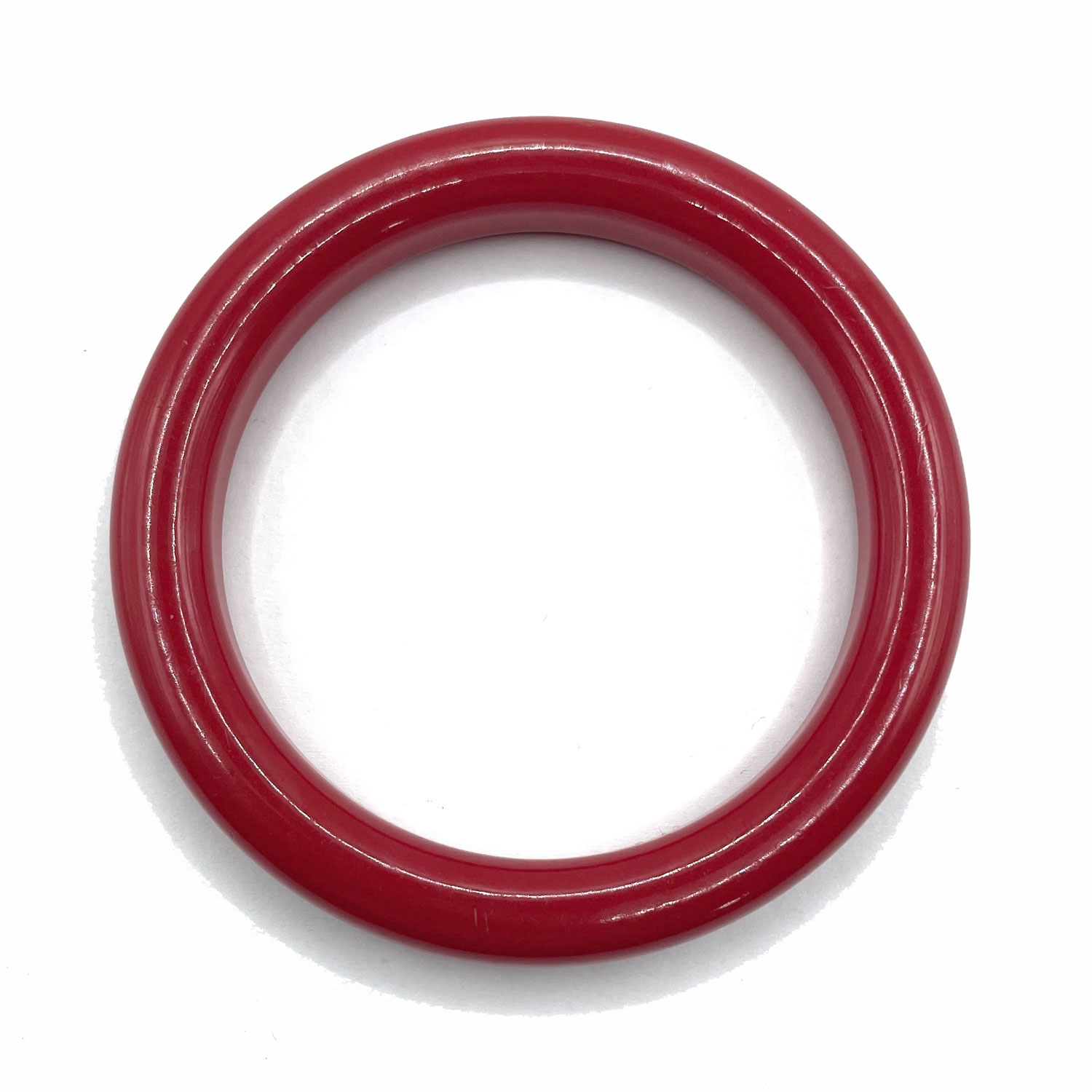 red bakelite bangle