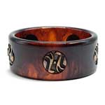 Apple juice bakelite bangle