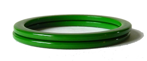 Spinach bakelite bracelet