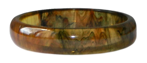 Translucent bakelite bangle