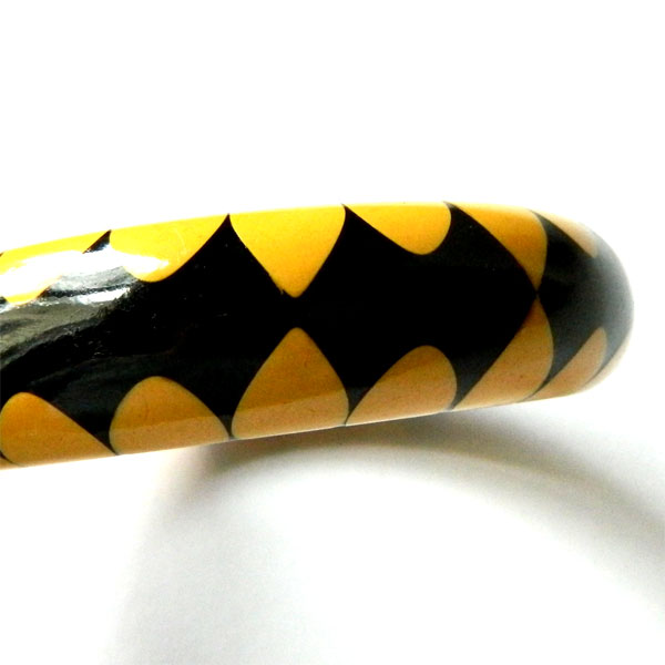 polka dot bakelite bangle