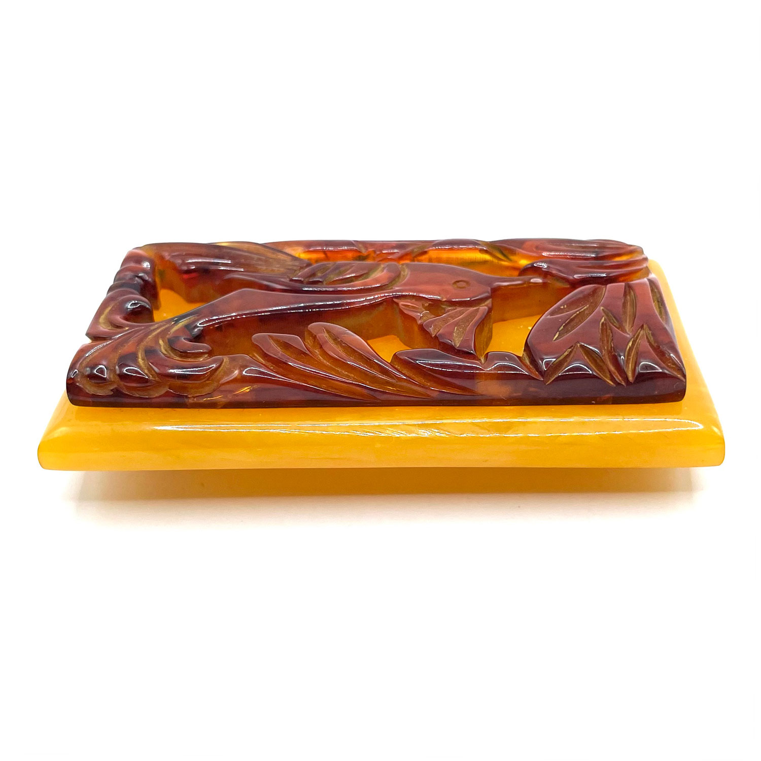 1930's bakelite bird brooch