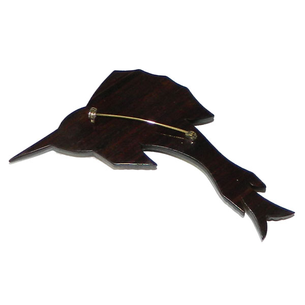 Bakelite swordfish brooch