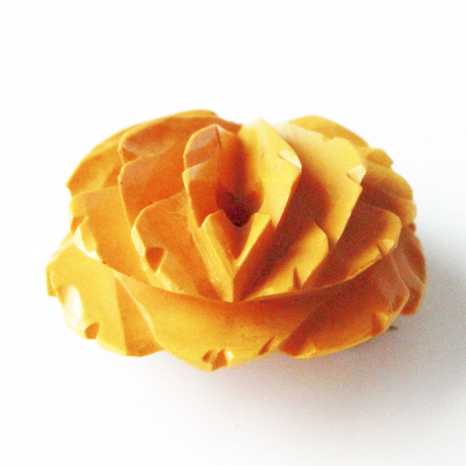 bakelite rose brooch