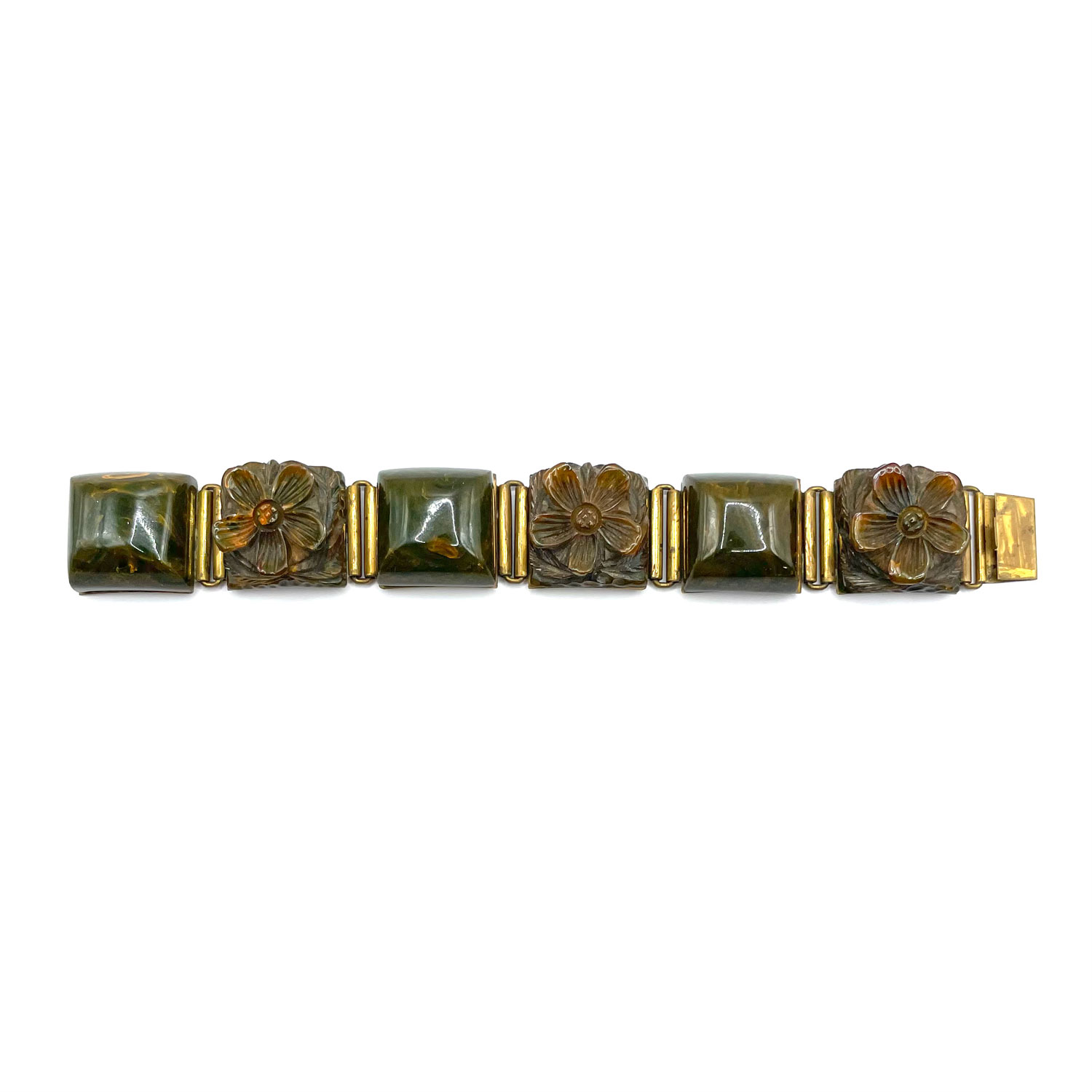 Bakelite link bracelet
