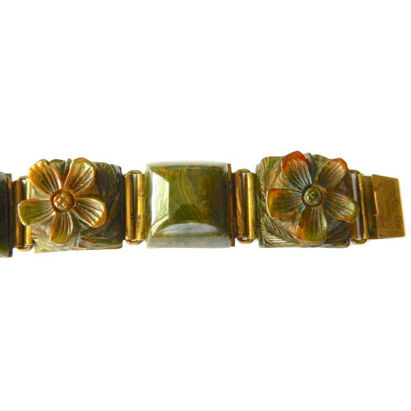 Bakelite link bracelet