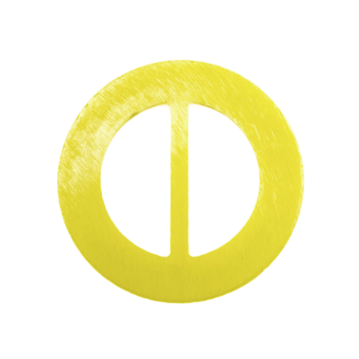 1930s carved yellow bakelite belt buckle